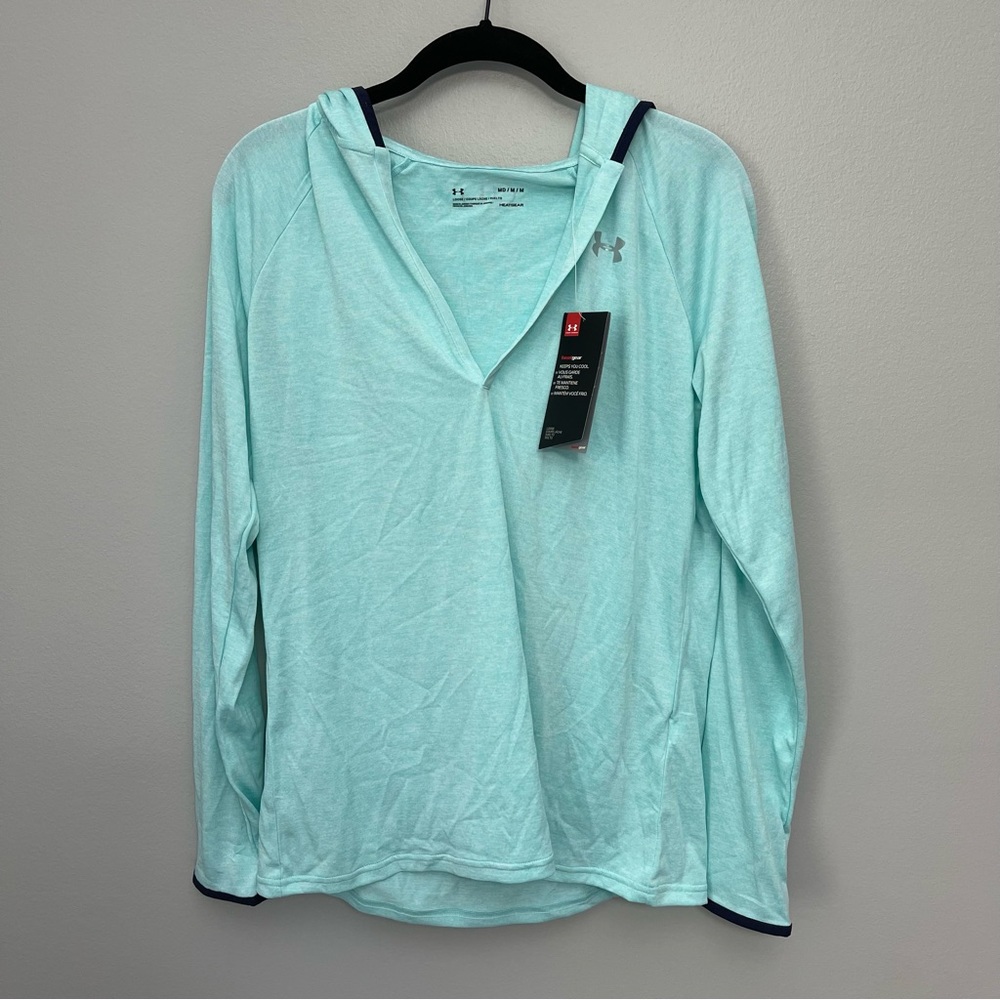 Under Armour Blue Long Sleeve Active Top NWT